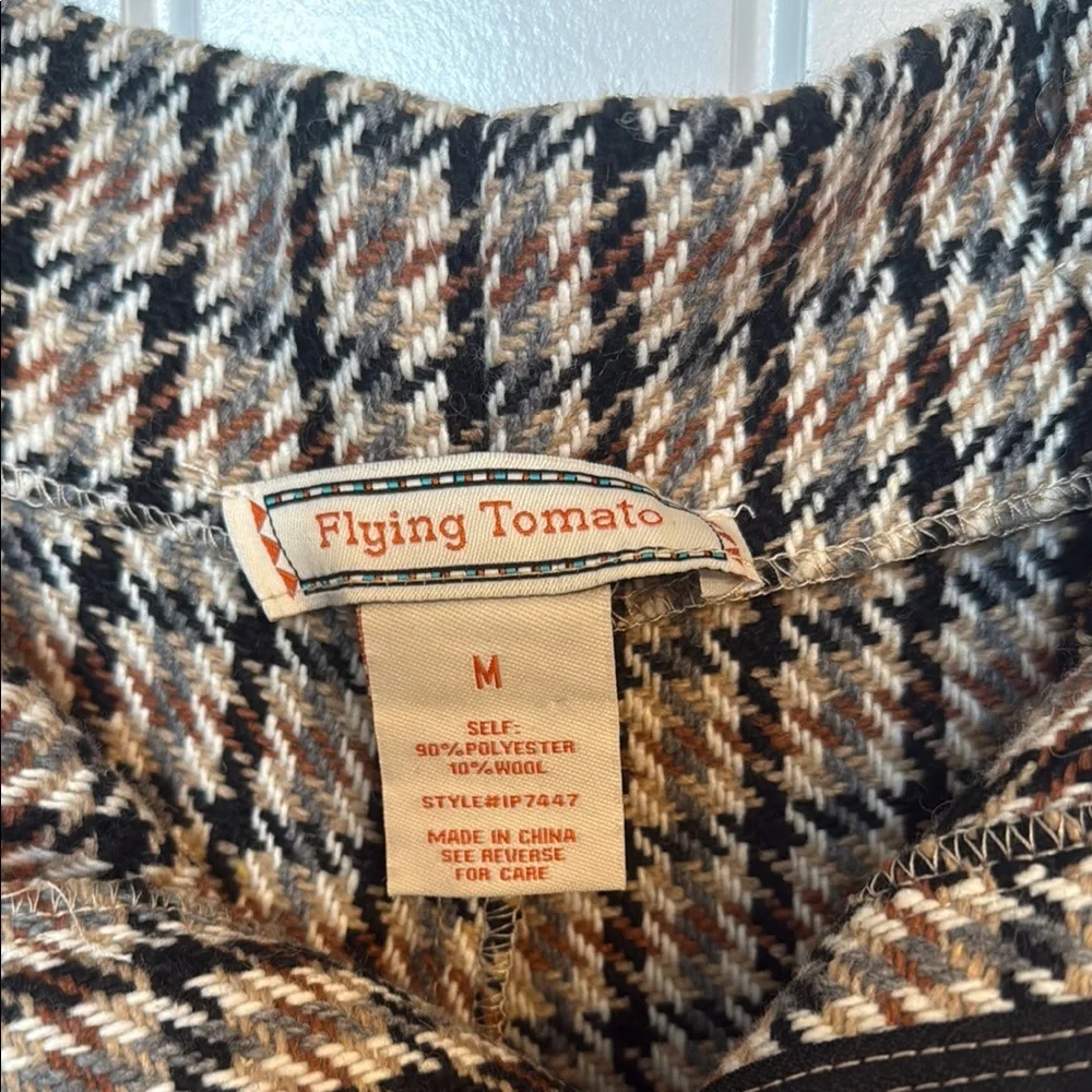 Flying Tomato Tan and Brown Trouser with Belt - Picture 2 of 5